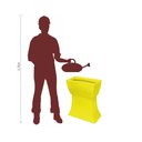 Ver mais imagens de Vaso Planta 50x25 Jardineira Floreira Suporte Polietileno BGPLASTICOS V550S AMARELO GIRASSOL 007