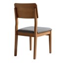 Ver imagem 4 de Kit 6 Cadeiras para Sala de Jantar Pés Madeira Maciça Ana Cinza/Cinamomo/Linho Prata