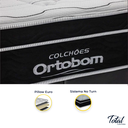 Ver imagem 4 de Cama Box Bipartido Casal Bege e Colchão Elegant Superpocket Molas Ensacadas Ortobom