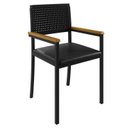 Ver imagem 7 de Conjunto Sala de Jantar Mesa 6 Cadeiras Tampo de MDF Itália Preto