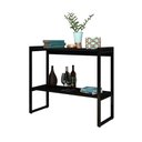 Ver imagem 4 de Aparador Ísis Industrial com Prateleira Mdf e Ferro Elegante - Preto/preto