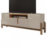 Rack para TV Até 60 Polegadas Lizz 4 Portas Off White/Cedro 011080 - Casa D - 2