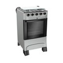 Ver imagem 1 de Fogão Mueller MFI4BB 4 Bocas Automático Mesa de Inox Forno 48,1L Bivolt