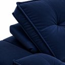Ver mais imagens de Sofá Retrátil Reclinável 260cm Dubai Veludo Azul Premium