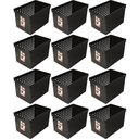 Ver imagem 1 de Kit 12 Caixas Organizadoras para Empresa Escritório Arquivo Morto Pastas Suspensas Ordene