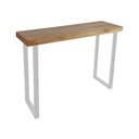 Ver imagem 5 de Conjunto Industrial 120cm Aparador com 2 Banquetas Bistrôs Premium Base Ferro Branco Branco