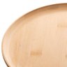 Prato Raso de Bambu Natural Ecológico Pratinho Madeira Lyor 27cm - 3
