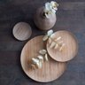 Prato Raso de Bambu Natural Ecológico Pratinho Madeira Lyor 27cm - 5