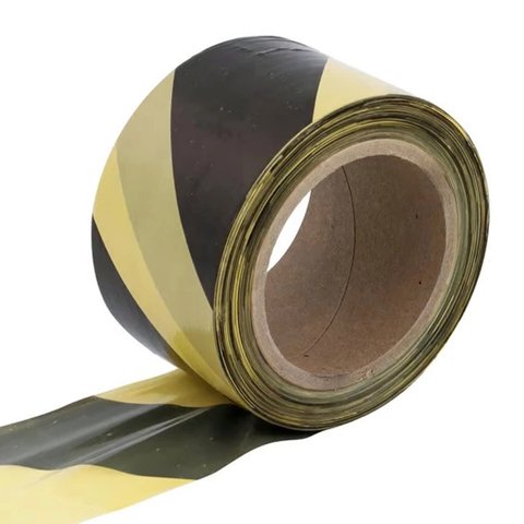 Fita Sinalizaçao 200 Metros Segurança Zebrada Isolamento Demarcaçao Proteçao sem Cola Acesso Indicaç