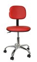 Ver imagem 2 de Cadeira Secretaria Giratoria Bolt CR - Couro Sintetico Corano - Vermelho