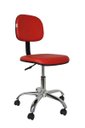Ver imagem 1 de Cadeira Secretaria Giratoria Bolt CR - Couro Sintetico Corano - Vermelho