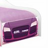 Cama Carro Rosa Kids Solteiro - 5