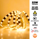Ver imagem 1 de Fita Led Lente 180° 60 Led’s 110v 5 Metros Ip44 22w 3000k Liga Direto