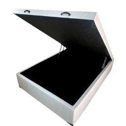 Cama Baú Casal Blindada Reforçada - 43cm de altura total - 2