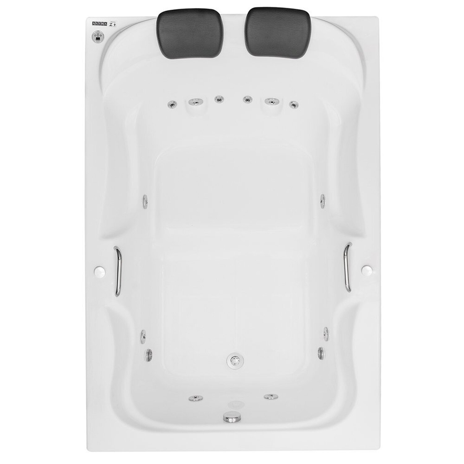 Banheira Casal de Hidromassagem Serenade Maggiore em Gel Coat Gran Luxo com Aquecedor Astra 180cm - - 110V - 2