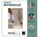 Ver imagem 4 de Espelho Retangular 50x40cm C/ Led Touch + Prateleira