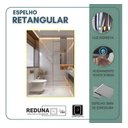 Ver imagem 4 de Espelho Retangular 50x40cm C/ Led Touch + Prateleira