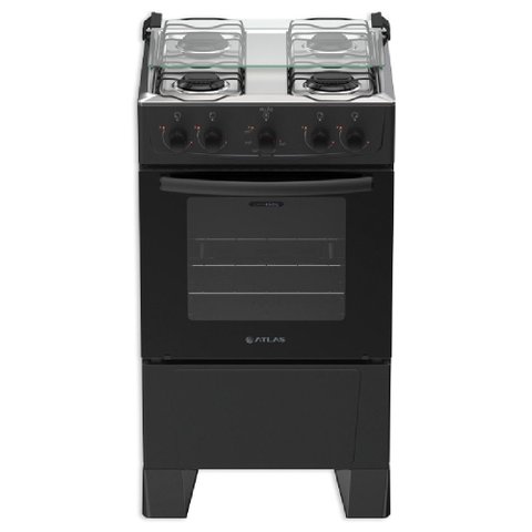 Fogão 4 Bocas Milão Atlas com Mesa Inox