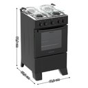 Ver mais imagens de Fogão 4 Bocas Milão Atlas com Mesa Inox