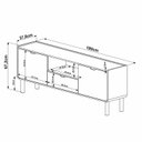 Ver imagem 2 de Rack Decorativo Orgânico 180cm Aura Artesano