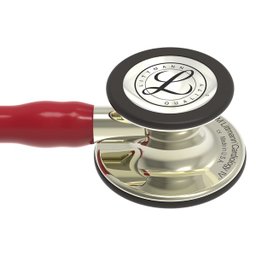 Estetoscopio 3m Littmann Cardiology Iv 6176 Vinho com Champanhe Espelhado - 4