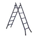 Ver imagem 3 de Escada Extensiva 3 em 1 Metalon 30x20mm 6 e 12 Degraus 160cm