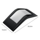 Ver imagem 3 de Kit 8 Arandelas Face Luminária Lente Transparente Preto Termoplástico E27 Dital