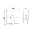 Ver imagem 2 de Lift Acabamento Monocomando Ducha Higienica / Chu 1/2 Onix - Docol