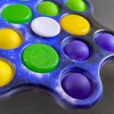 Ver mais imagens de Hand Spinner Fidget Toy Pop It com Luz Led Luminoso Tiktok Brinquedo Sensorial Anti Stress - Azul