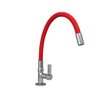 Torneira Cozinha Bancada Gourmet Colors Mangueira Silicone Vermelha Del Metais - 2