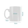 Caneca Flork Meme Frase Divertida com Emoji:Preto - 2
