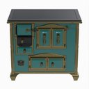 Ver imagem 2 de Fogao a Lenha N 2 Gab Imperador Premium Turquesa Se