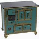 Ver imagem 3 de Fogao a Lenha N 2 Gab Imperador Premium Turquesa Se