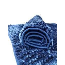 Tapete Macio 45 Cm X 65 Cm Bouclê Paris Antiderrapante - Azul Marinho - 3