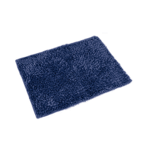 Tapete Macio 45 Cm X 65 Cm Bouclê Paris Antiderrapante - Azul Marinho