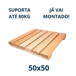 4 Un Deck Piso Madeira Tablado 50x50 Jardim Varanda - 6