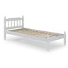 Cama Solteiro em Madeira Maciça Mv Outlet Branco - 2