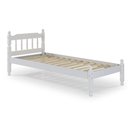 Ver imagem 2 de Cama Solteiro em Madeira Maciça Mv Outlet Branco