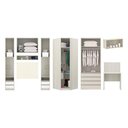 Ver imagem 6 de Guarda Roupa Solteiro De Canto C/ Espelho E Escrivaninha Leg