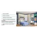 Ver imagem 3 de Guarda Roupa Solteiro De Canto C/ Espelho E Escrivaninha Leg