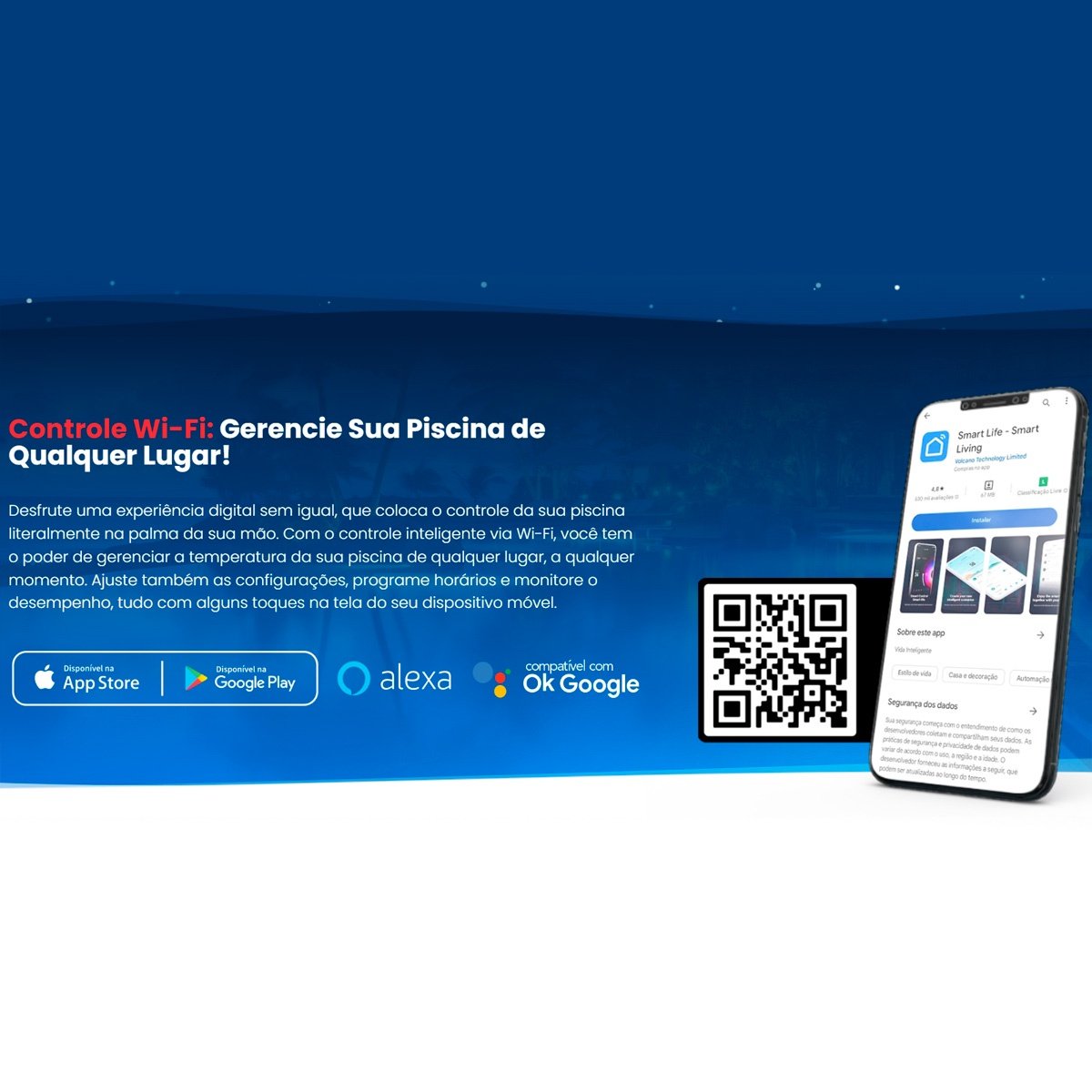 Trocador de Calor Full Inverter Fromtherm Fti75 Mono 220v 40c Preto Wi-fi (piscinas até 75000l) - 6