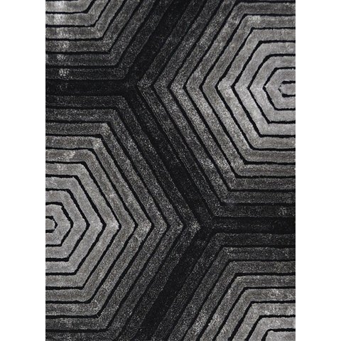 Tapete Silk Himalaya 140x200 002 Preto
