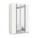 Ver imagem 1 de Guarda-roupa 4 Portas 160 Cm Legno Crema Com Branco Mat