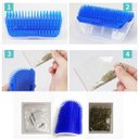 Ver imagem 4 de Kit 2 Brinquedos Gatos Coçador Escova com Catnip Cadeira