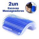 Ver imagem 1 de Kit 2 Brinquedos Gatos Coçador Escova com Catnip Cadeira