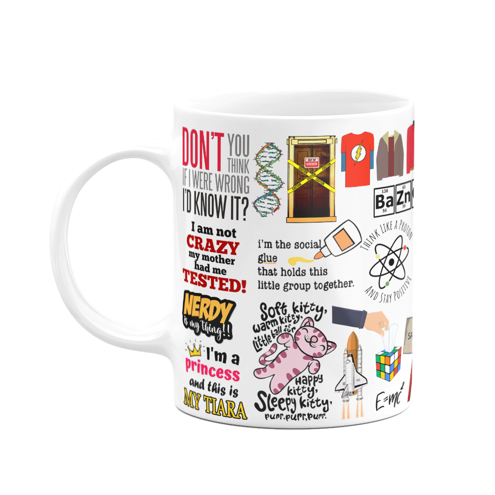 Caneca Geek Icons Moments The Big Bang Theory - Branca - 3