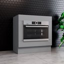 Ver imagem 1 de Balcão de Cozinha Forno De Embutir 80 cm Amy Casa 812