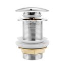 Ver imagem 4 de Válvula Click Metal 7/8 Pia Banheiro Lavatório Metal Cromada:Cromado