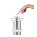 Ver imagem 6 de Válvula Click Metal 7/8 Pia Banheiro Lavatório Metal Cromada:Cromado