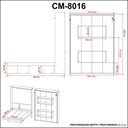Ver imagem 2 de Cama Articulada Casal Cm8016 Amêndoa Tecnomobili